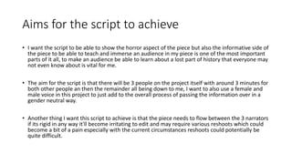Script briefing